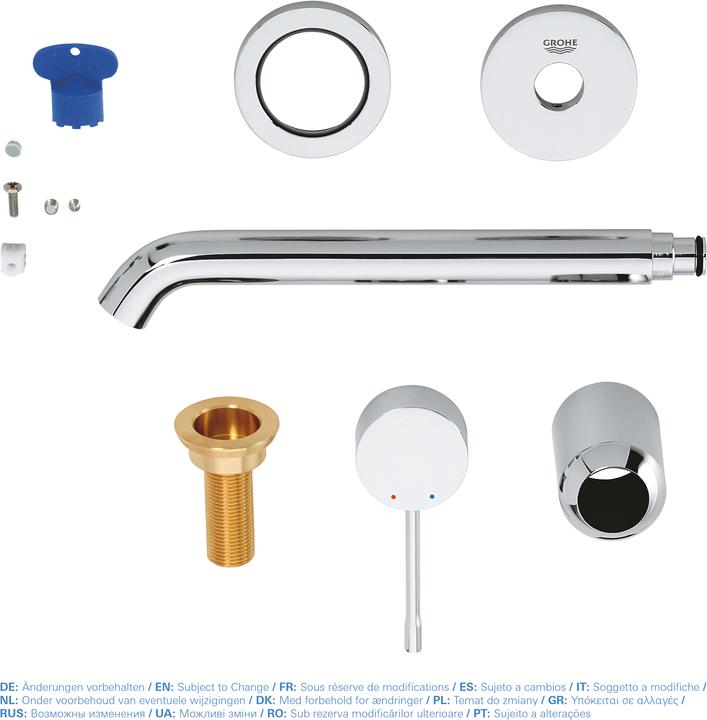 Actual product image Grohe Essence 2-hole washbasin faucet