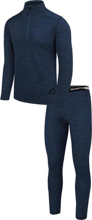Produktbild Normani Herren Merino Langarmshirt und Hose Canberra/Sydney - 8827 (6XL)