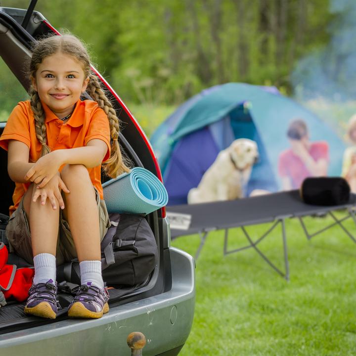 Actual product image Relaxdays Camp bed