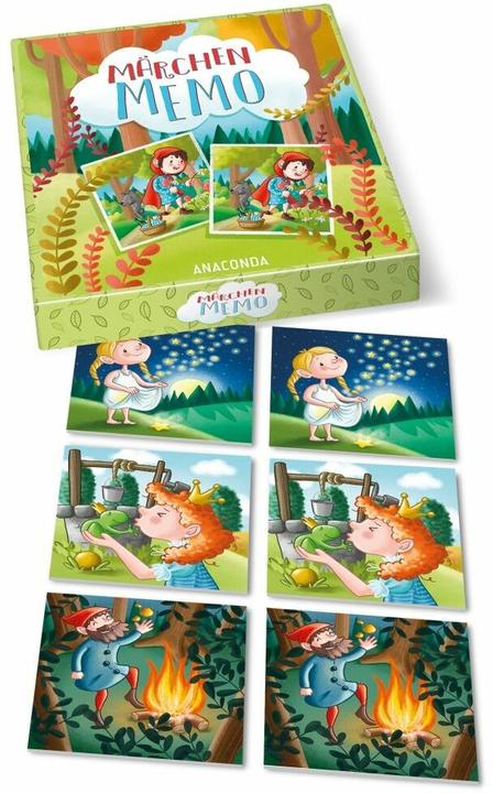 Actual product image The fairy tale memo. Memo game (German)