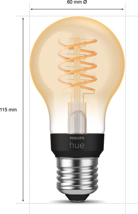 Produktbild Philips Hue White BT (E27, 7 W, 550 lm, 1 x, G)
