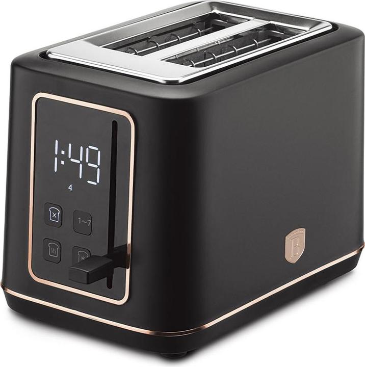 BerlingerHaus Haus Toaster mit Digitalanzeige Black Rose Collection (EU-stekker)