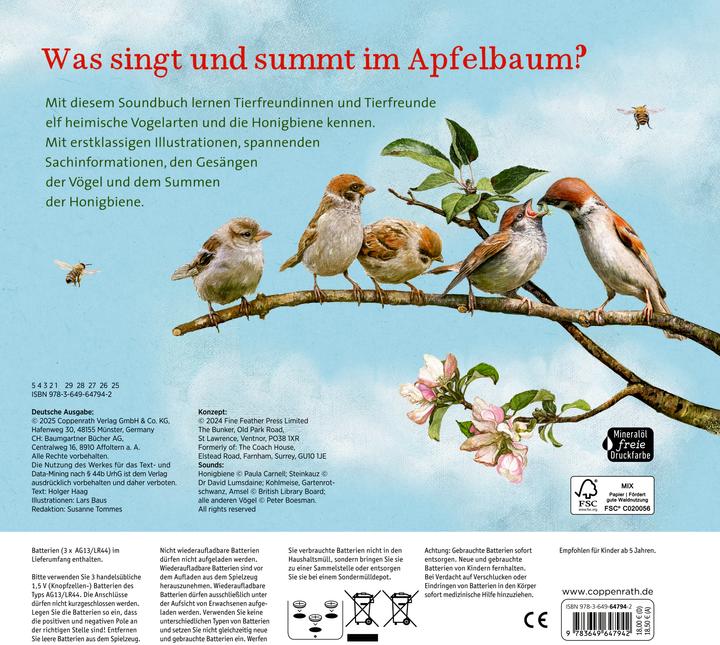 Produktbild Was singt und summt im Apfelbaum? (Deutsch, Holger Haag, Lars Baus, 2025)