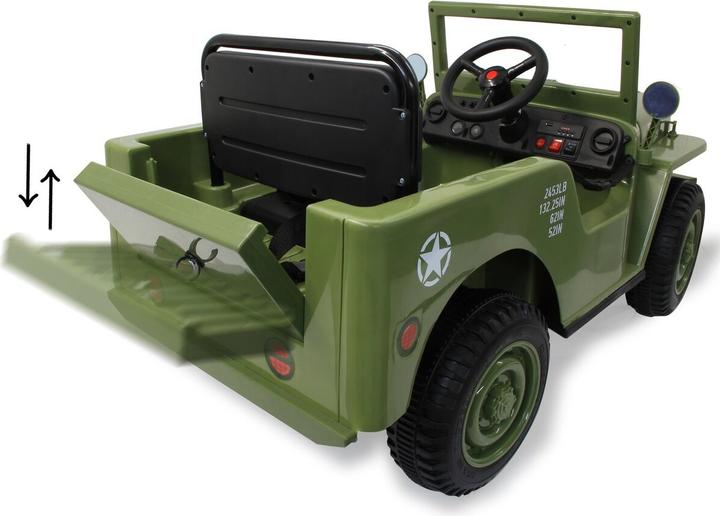 Actual product image Jamara Jeep Willys MB Army (12 V)