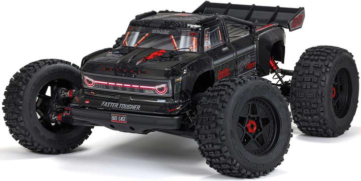Produktbild Arrma St.Truck Outcast 8s 1:5 4wd Ep Rtr Black Brushless (RTR Ready-to-Run)