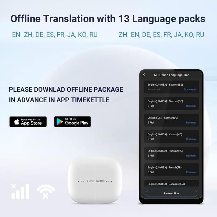 Actual product image Timekettle M3 Translator silicone case