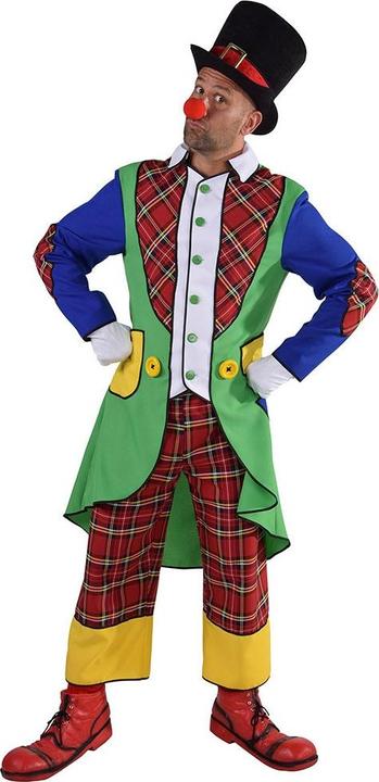 Actual product image Magic by Freddie Men's costume clown Pipo, colourful (XL)