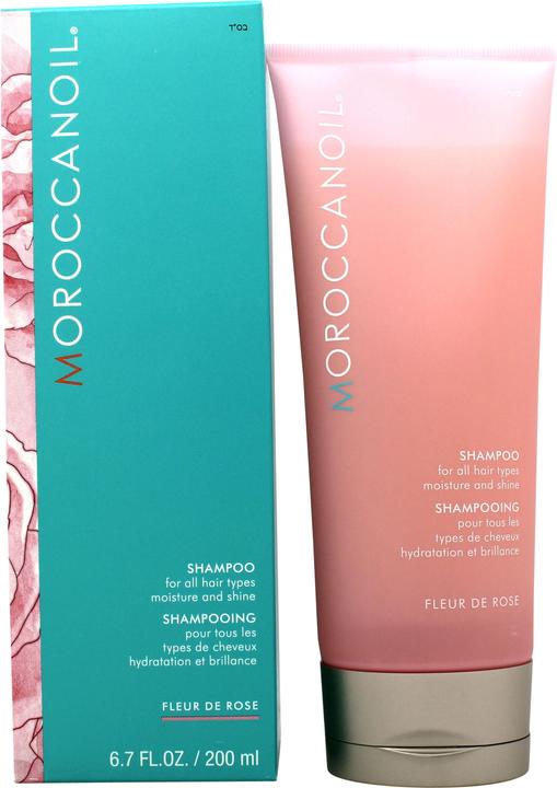 Produktbild Moroccanoil Fleur de Rose Moisture And Shine Shampoo 200ml (200 ml)