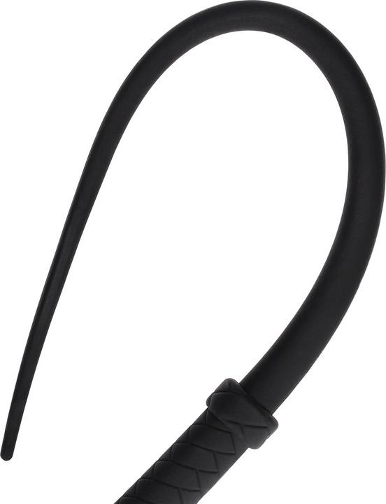 Actual product image Ouch! Silicone Tail Whip - Black