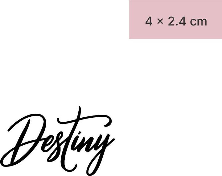 Image du produit minink Tatouage temporaire - Destiny