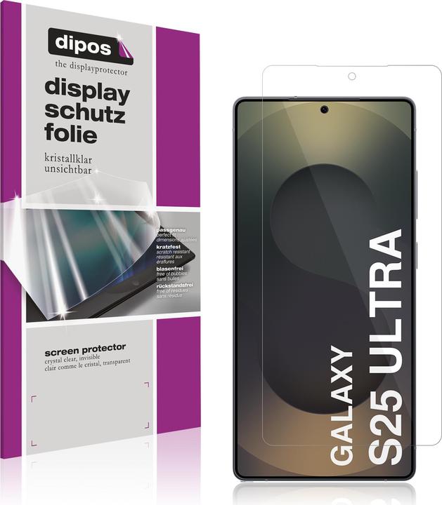 Actual product image Dipos Screen Protector Crystalclear for Samsung Galaxy S25 Ultra (1 Piece, Samsung Galaxy S25 Ultra)