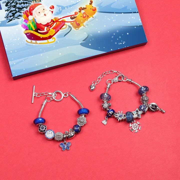 Produktbild Activity Board Vintage Weihnachts-Adventskalender 2024 - 24-Tage-Countdown mit Charms, Sammlerstücke