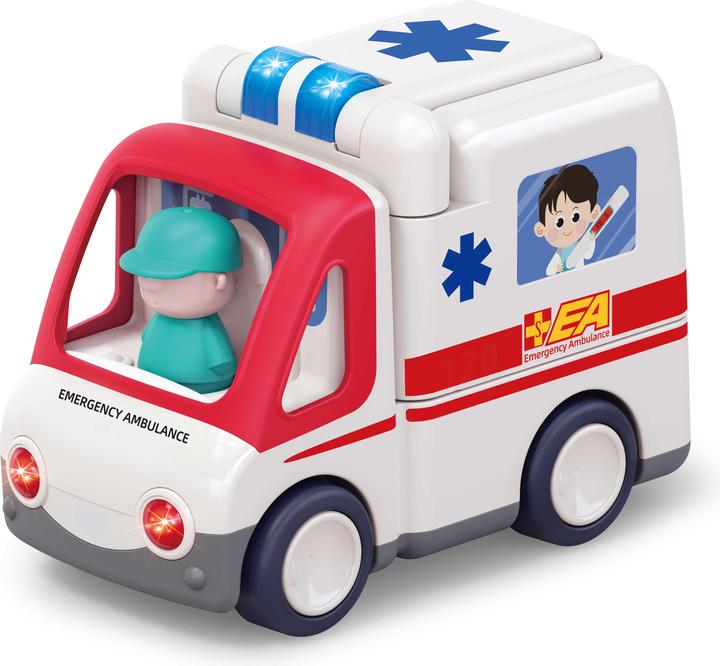 Kinder and Kids Ambulance avec lumières, musique et mouvements (K10106)