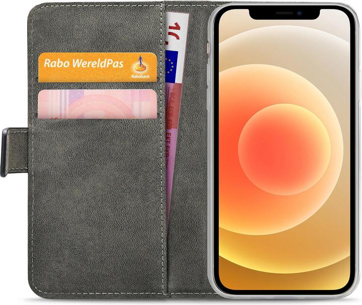 Produktbild Mobilize Classic Gelly Wallet Book Case Apple iPhone 12/12 Pro Black (Apple iPhone 12, Apple iPhone 12 Pro)