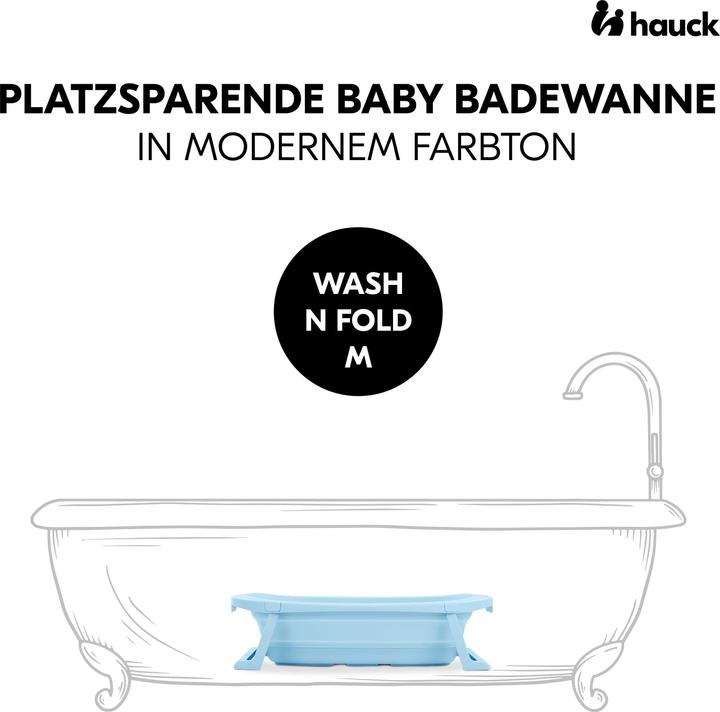 Produktbild Hauck Wash N Fold M Light Blue
