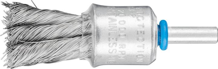 Pferd Pinselbürste PBG INOX Ø 19 mm Drahtstärke 0,25 mm Edelstahl 20000 min-¹ (0,25 mm)