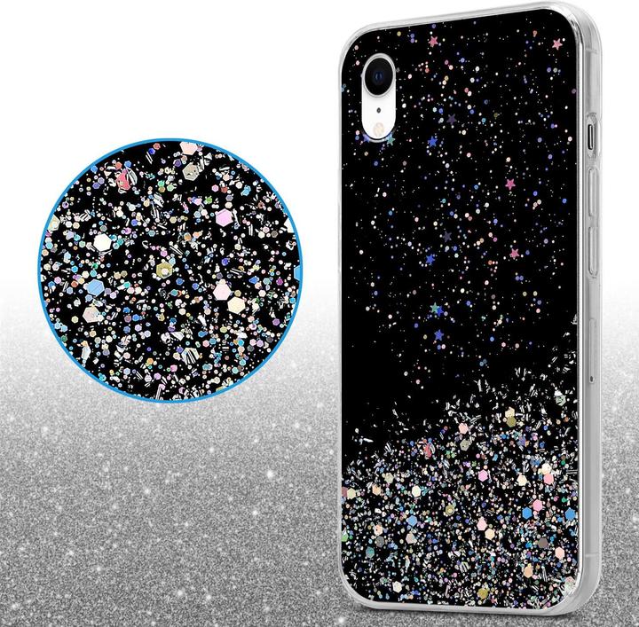 Actual product image Cadorabo TPU cover sparkling glitter (Apple iPhone XR)