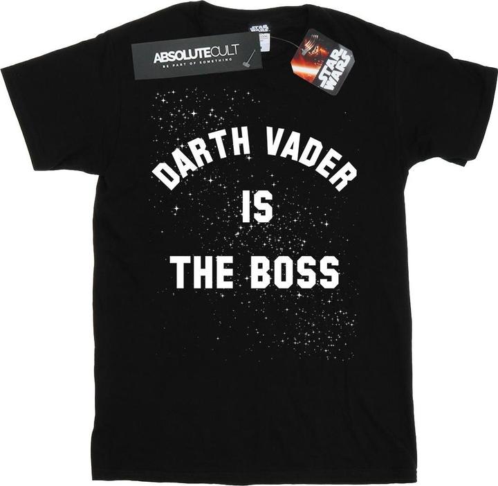 Actual product image Star Wars Girls Darth Vader The Boss Cotton T-Shirt (116)