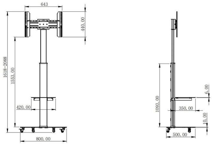Produktbild Audioraq Home (Universal, 70", 40 kg)