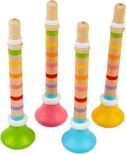 Actual product image Bigjigs farbige Holztrompete