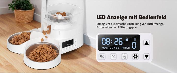 Image du produit Molly&Cody Distributeur automatique de nourriture pour animaux domestiques LUCKY (4 l)