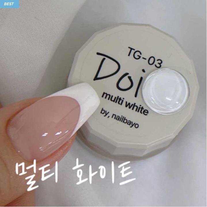 Nailbayo Doi Tong Gel (Transparent, Gel-Effekt Nagellack)