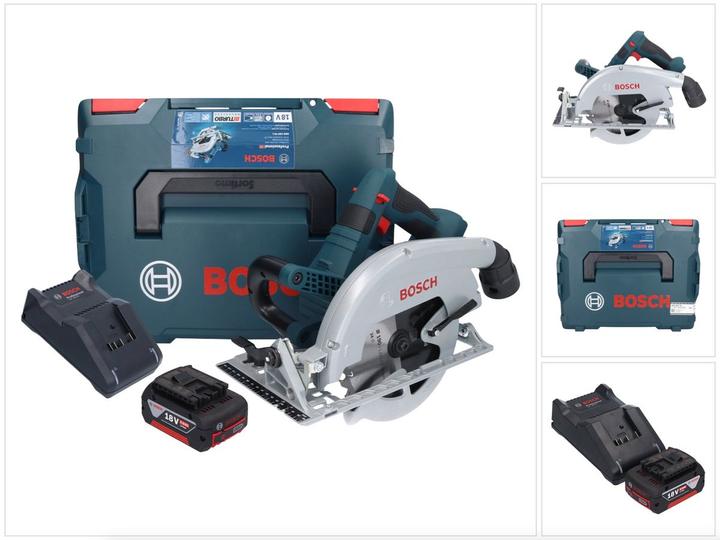 Immagine prodotto Bosch Professional Bosch GKS 18V-70 L Sega circolare a batteria 18 V Brushless 190 mm BITURBO + 1x Batteria 5,0 Ah +
