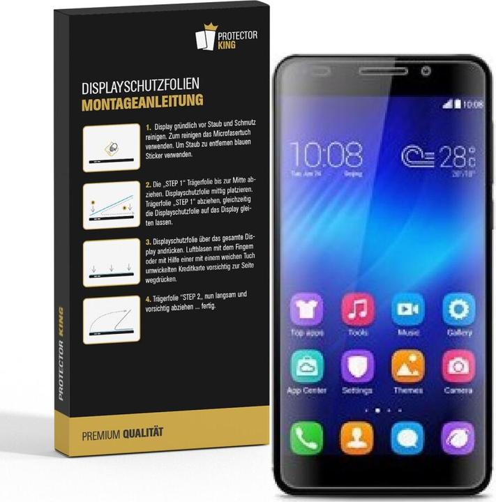 Produktbild Protectorking 2x Displayschutzfolie matt Anti-Reflex entspiegelt (2 Stück, Honor 6)