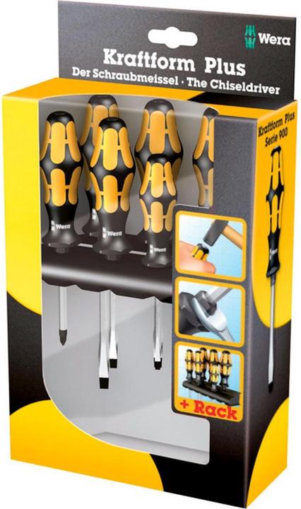 Actual product image Wera 932/6 Rack (Slotted screws, Phillipps cross recess (PH))
