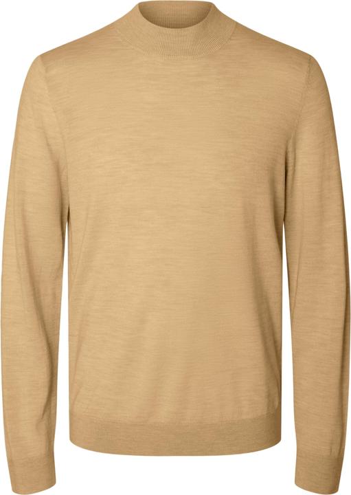 Selected Homme 100% Merinowoll Mock Neck Pullover