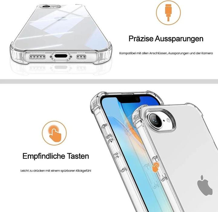 Actual product image RPD iPhone 16e - Airpillow transparent (Apple iPhone 16e)