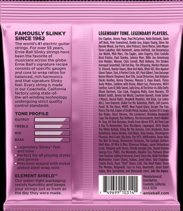 Actual product image Ernie Ball Mega Slinky (6 x, Electric guitar, 0.05")