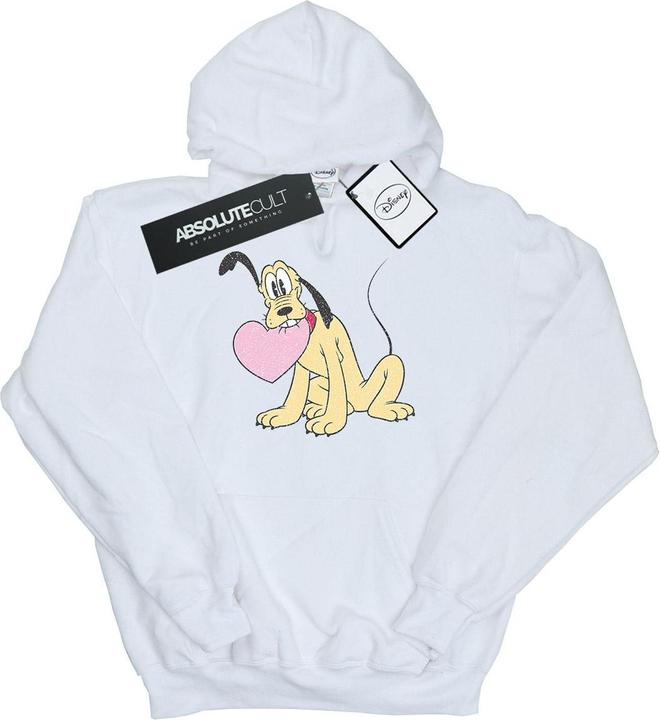 Immagine prodotto Disney Pluto Love Heart Felpa con Cappuccio Donna (L)