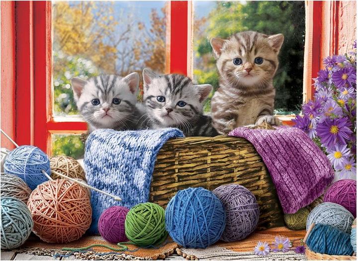 Actual product image Eurographics Knitting kittens (500 pieces)