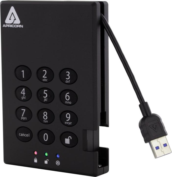Image du produit Apricorn Aegis Padlock Fortress A25-3PL256-S4000F - 4 To disque dur SSD - externe (portable) (4000 Go)