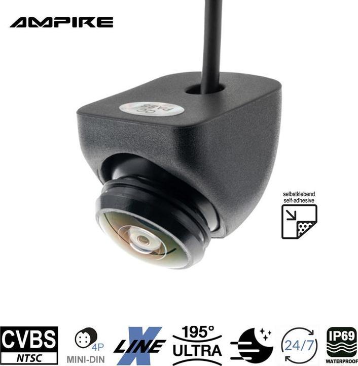Image du produit Ampire Mini Rückfahrkamera CVBS 195 NEUE VERSION