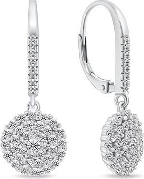 Image du produit Brilio Silver - Decent silver earrings with zircons EA730W