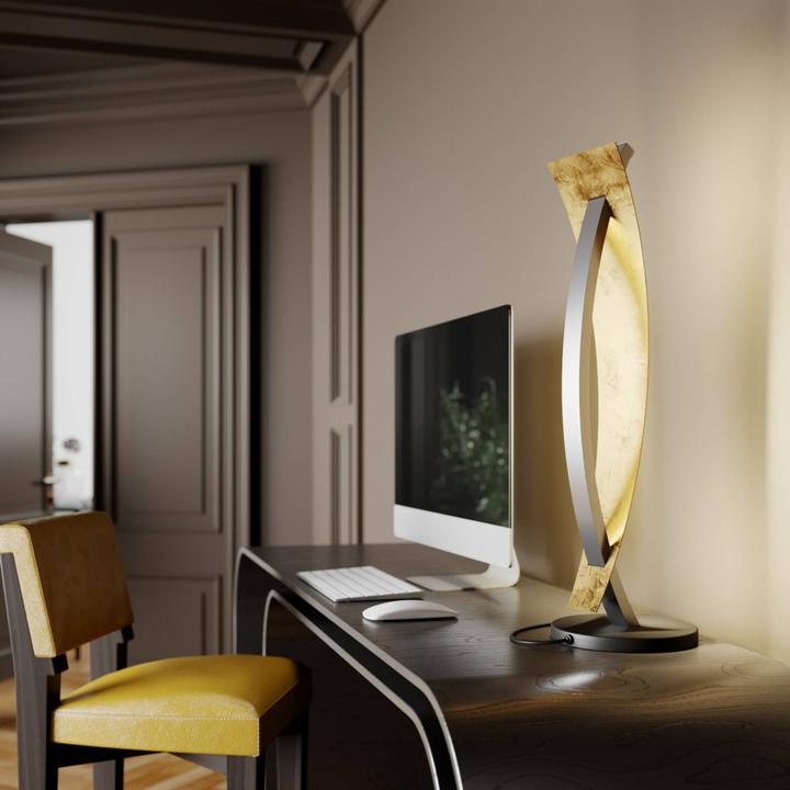 Immagine prodotto Lucande Lampada da tavolo Marija Nero/Oro (500 lm)