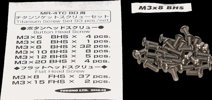 Produktbild Yokomo Titanium Schraubensatz (Mr4tc Bd)