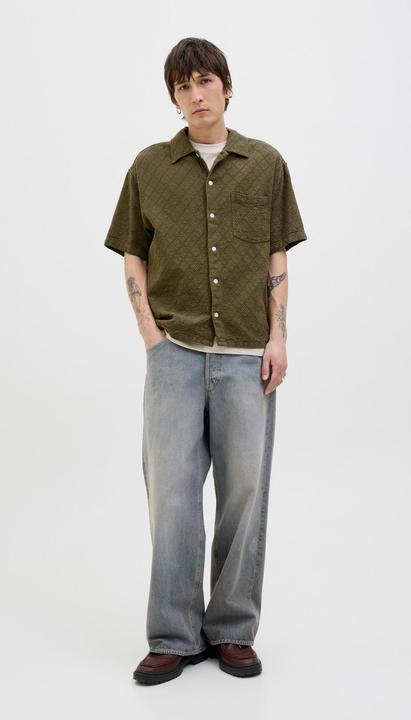 Image du produit Jack & Jones Jortavira Texture Shirt Ss Ln (L)