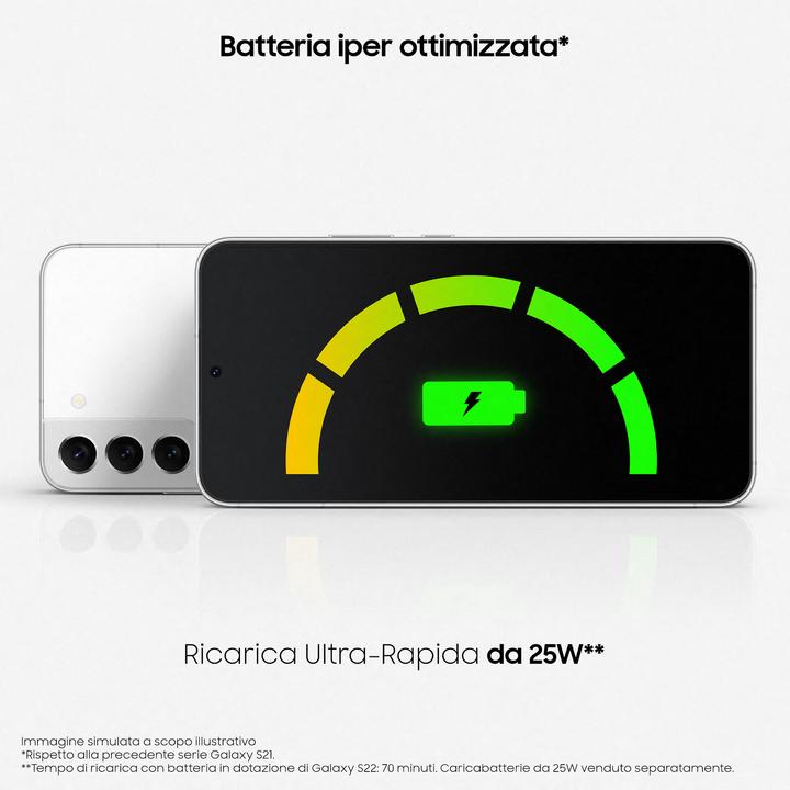 Actual product image Samsung Galaxy S22 (256 GB, Phantom Black, 6.10", Dual SIM, 50 Mpx, 5G)
