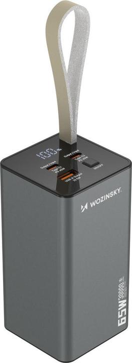 Produktbild Wozinsky Powerbank K65+ 65W 30000mAh 2x USB-C, 1x USB-A 65W - black (30000 mAh, 65 W, 65 Wh)