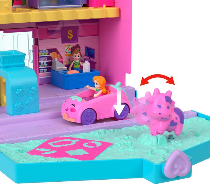 Actual product image Polly Pocket Pollyville food market