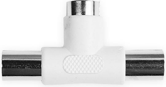 Image du produit Ekon Séparateur d'antennes coaxial avec deux sorties mâles (Câble d'antenne)
