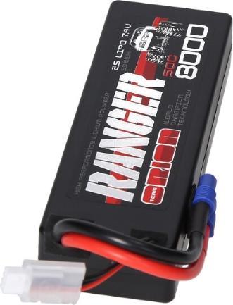 Image du produit Team Orion 2S 50C Ranger LiPo Battery (7.4V/8000mAh) EC3 (7.40 V, 8000 mAh)