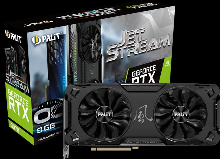 Actual product image Palit GeForce RTX 3070 Jetstream OC (8 GB)