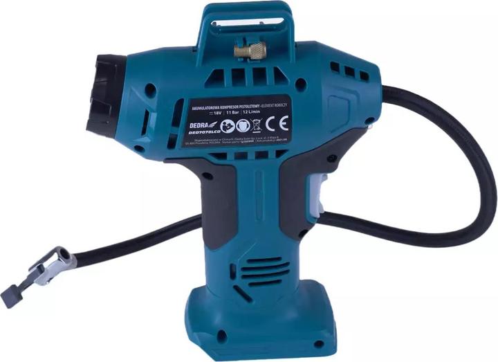 Produktbild Dedra car compressor 11bar 18V LCD gun compressor (11 Bar, 0 l)