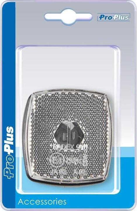 Produktbild ProPlus Positionsleuchte weiss 66x62mm mit Rückstrahler im Blister