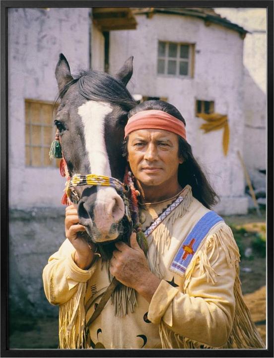 Produktbild Trenddeko Pierre Brice - Winnetou (30 x 40 cm)