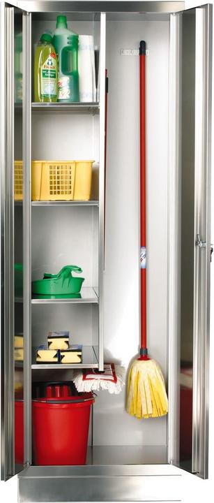 Produktbild Reinsch Putzmittelschrank aus Edelstahl (60 cm, 180 cm)